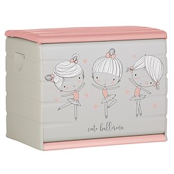 Baú de resina BAILARINA 260L 61X80X53CM