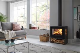 Salamandra de aço JAVA ECODESING PRETO 5.9KW