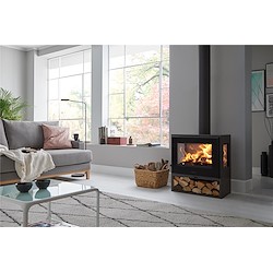 Salamandra de aço JAVA ECODESING PRETO 5.9KW