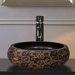 Lavatório de pousar GRAN 41X41 PRETO