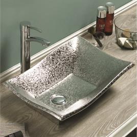 Lavatório de pousar JIM 51X36 PRATA