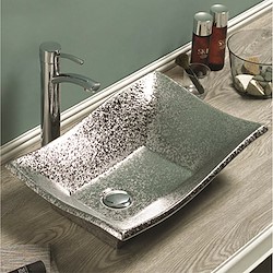 Lavatório de pousar JIM 51X36 PRATA