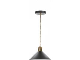 Candeeiro de Teto ELS BANYS Amadeo (Preto - E27 - Máx. 40W - Metal)
