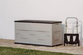 Baú de resina AMBITION  320L 60X119X46CM