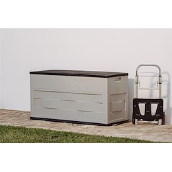 Baú de resina AMBITION  320L 60X119X46CM