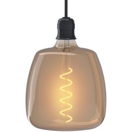 Lâmpada decorativa LED ESPIRAL E27 AMBAR