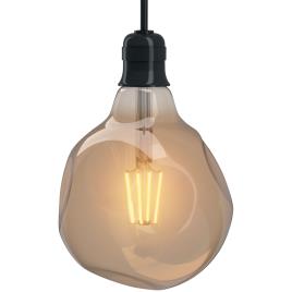 Lâmpada decorativa LED GLOBO E27 IRREGULAR AMBAR