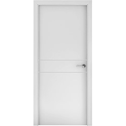 Bloco de porta interior VILNA BRANCA 82.5X203CM ESQUERDA