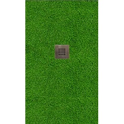 Base de duche IMAGE GRASS 120X70 CM VERDE