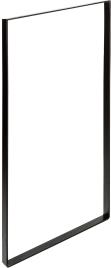Pé de móvel QUADRADO AÇO 800X300X40X5 PRETO MATE