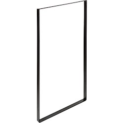 Pé de móvel QUADRADO AÇO 800X300X40X5 PRETO MATE