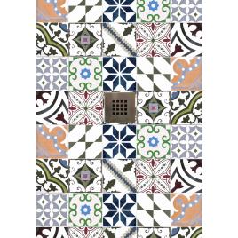 Base de duche IMAGE PATCHWORK COLOR 100X70 CM