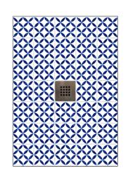 Base de duche IMAGE HIDRA 100X70 CM AZUL