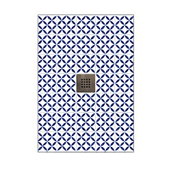 Base de duche IMAGE HIDRA 100X70 CM AZUL