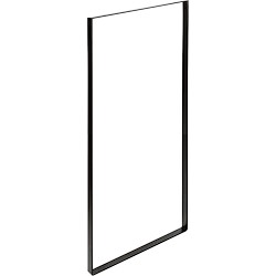 Pés de móvel QUADRADO AÇO 850X385X40X5 PRETO MATE