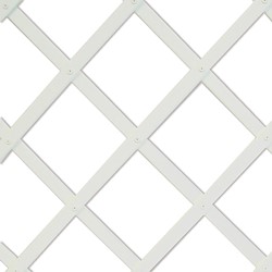 Painel decorativo EXTENSÍVEL DE PVC BRANCO 100X300CM