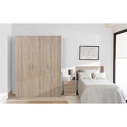Roupeiro em kit ONE CAMBRIAN 3 PORTAS 200X150CM