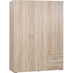 Roupeiro em kit ONE CAMBRIAN 3 PORTAS + 2 GAVETAS 200X150CM