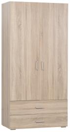 Roupeiro em kit ONE CAMBRIAN 2 PORTAS + 2 GAVETAS 200X100CM