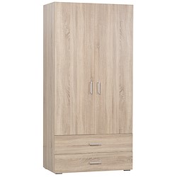 Roupeiro em kit ONE CAMBRIAN 2 PORTAS + 2 GAVETAS 200X100CM