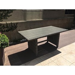 Mesa de rattan TRAMUNTANA II