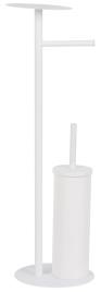 Piaçaba com porta-rolos EUROPA BRANCO