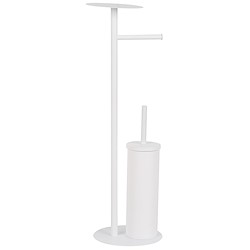 Piaçaba com porta-rolos EUROPA BRANCO
