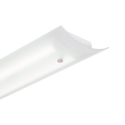 Armadura VIDRO LED 2X22W 4000LM 124CM BRANCO