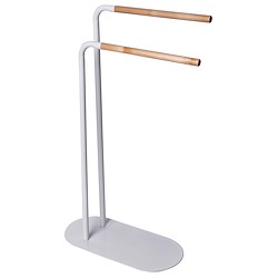 Toalheiro de pé SCANDI DUPLO BRANCO