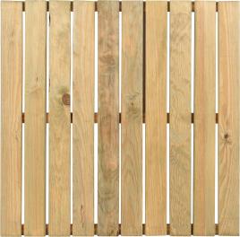 Deck de madeira PINHO 40MM 100X100CM