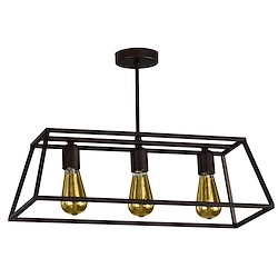 Candeeiro de teto suspenso BRIMO CASTANHO