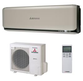 Ar condicionado fixo (1X1) MITSUBISHI DIAMOND SRK60ZSX-W 21000BTU TITÂNIO