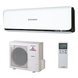 Ar condicionado fixo (1X1) MITSUBISHI DIAMOND SRK35ZSX-W 18000BTU PRETO