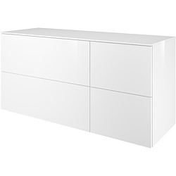 Móvel de casa de banho SENSEA NEO LINE 135CM BRANCO