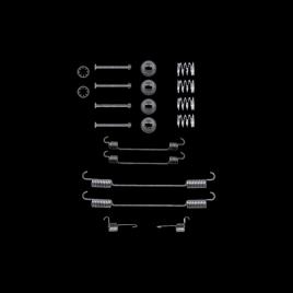 HELLA Kit de acessórios, maxilas do travão OPEL,FIAT,PEUGEOT 8DZ 355 200-681 430870,430870,049420D010