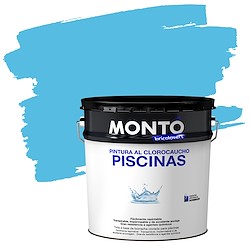 Tinta para piscinas MONTÓ CLORO AZUL 12L