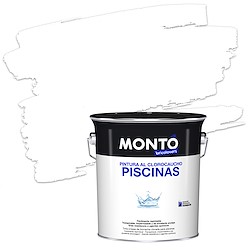 Tinta para piscinas MONTÓ CLORO BRANCO 4L