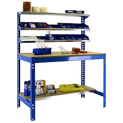 Bancada de trabalho fixa SIMONWORK BT1 1500 AZUL