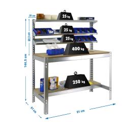Bancada de trabalho fixa SIMONWORK BT1 900