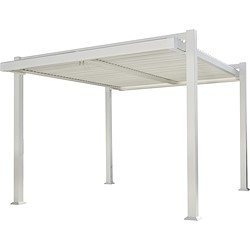 Pérgola de alumínio  PERSEA BRANCO 3,2X3,6M