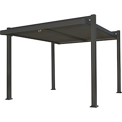 Pérgola de alumínio NATERIAL PERSEA ANTRACITE 3,2X3,6M