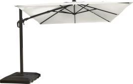 Chapéu de sol NATERIAL SONORA LED CREME 290X290CM