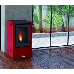 - Salamandra a pellets SUBTIL 9KW BORDEAUX
