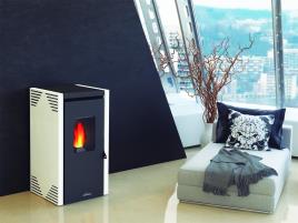  - Salamandra a pellets SUBTIL 12KW MARFIM