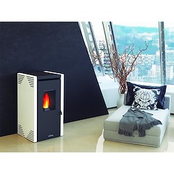 Salamandra a pellets SUBTIL 12KW MARFIM