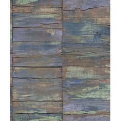 Papel de parede IMITAÇÃO MADEIRA 1160-G45342 AZUL