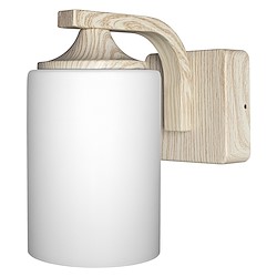 Candeeiro de parede exterior LANTERN  E27 MADERA IP44