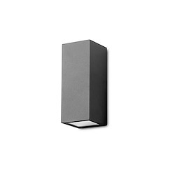 Aplique exterior CUBE 2 E27 PRETO