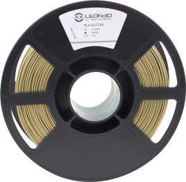 Bobine de filamento LEON 3D PLA GLITTER OURO
