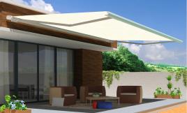 Toldo motorizado cofre AVEIRO BRANCO 7X3.5M BEGE